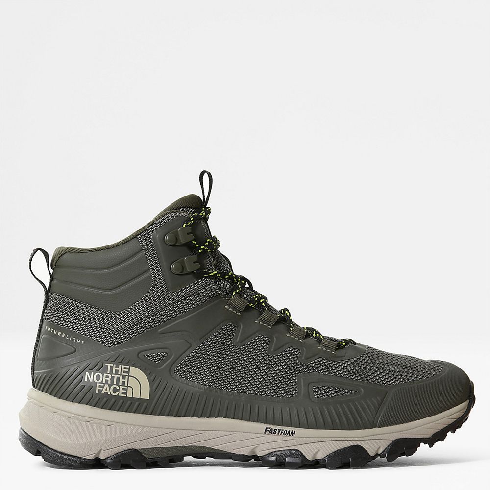 The North Face Hiking Boots Mens Australia - The North Face Ultra Fastpack Iv Futurelight™ Mid Green